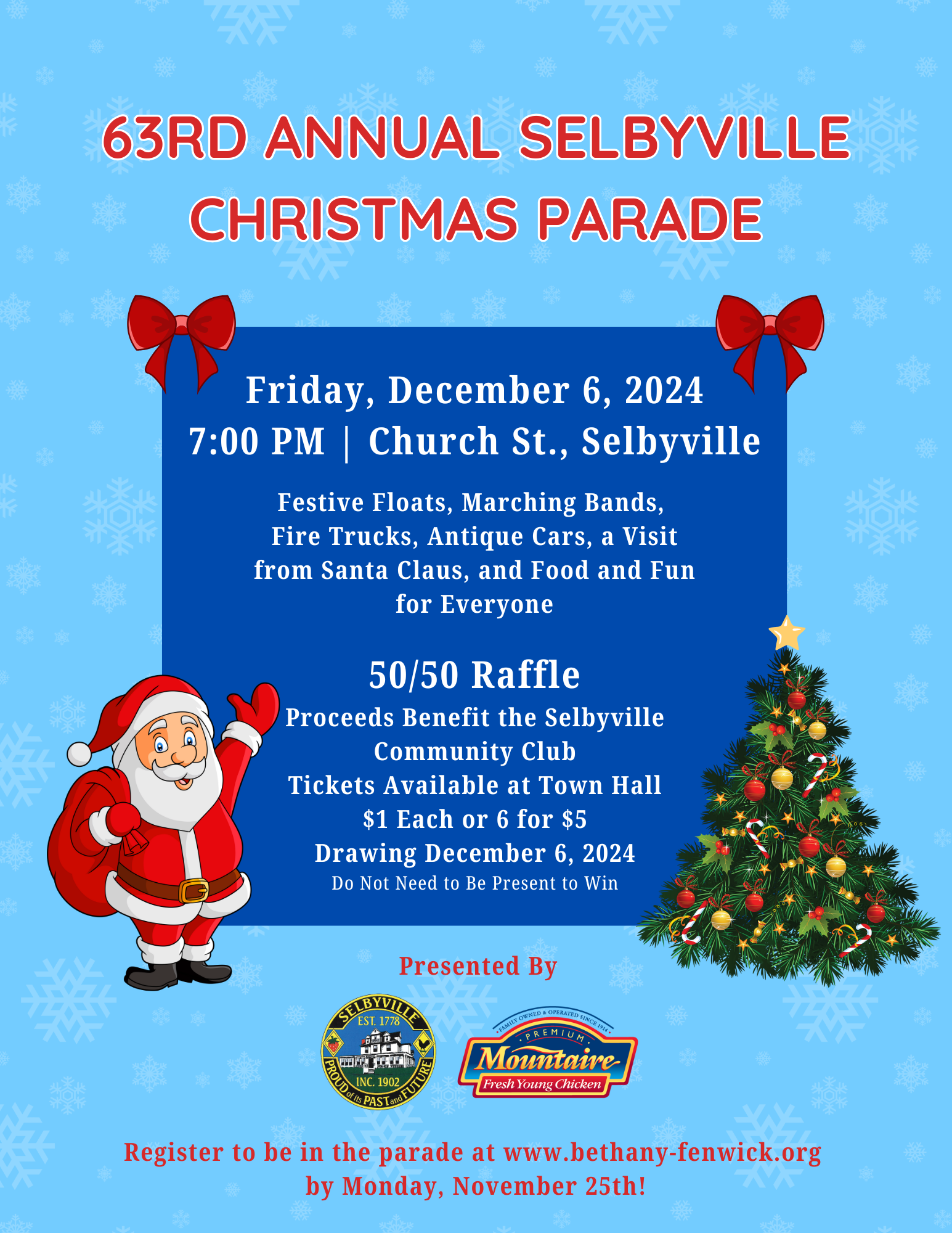 2024 Christmas Parade Flyer