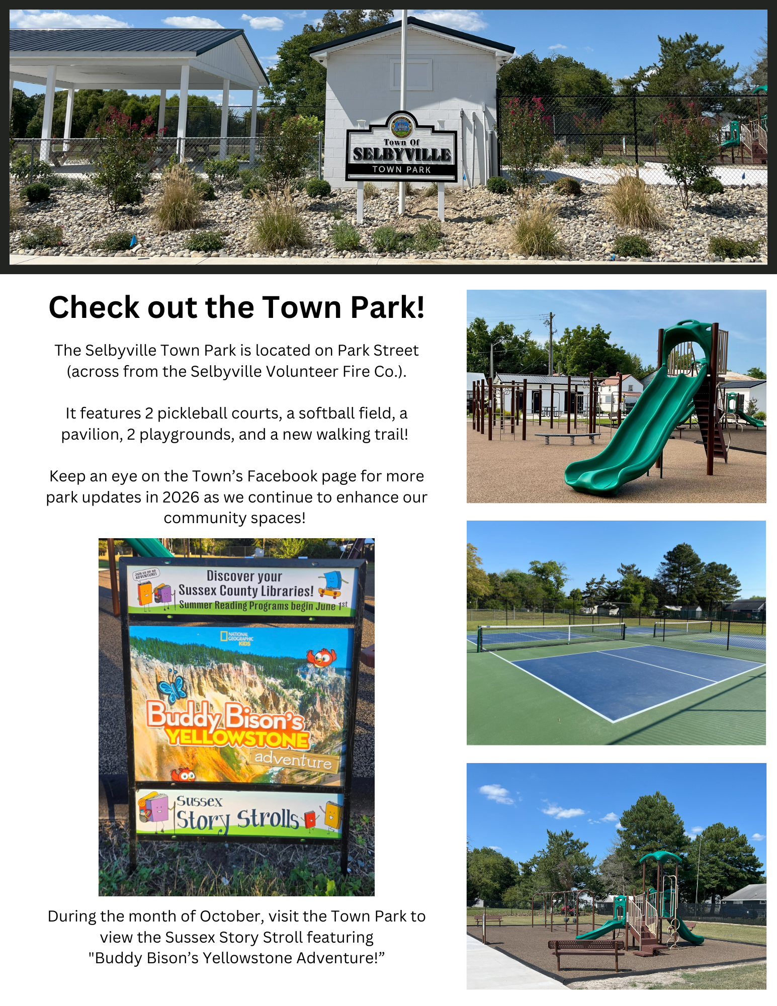 Check out the Town Park!